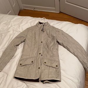 Barbour beige jacket sz 6 (S/M)
